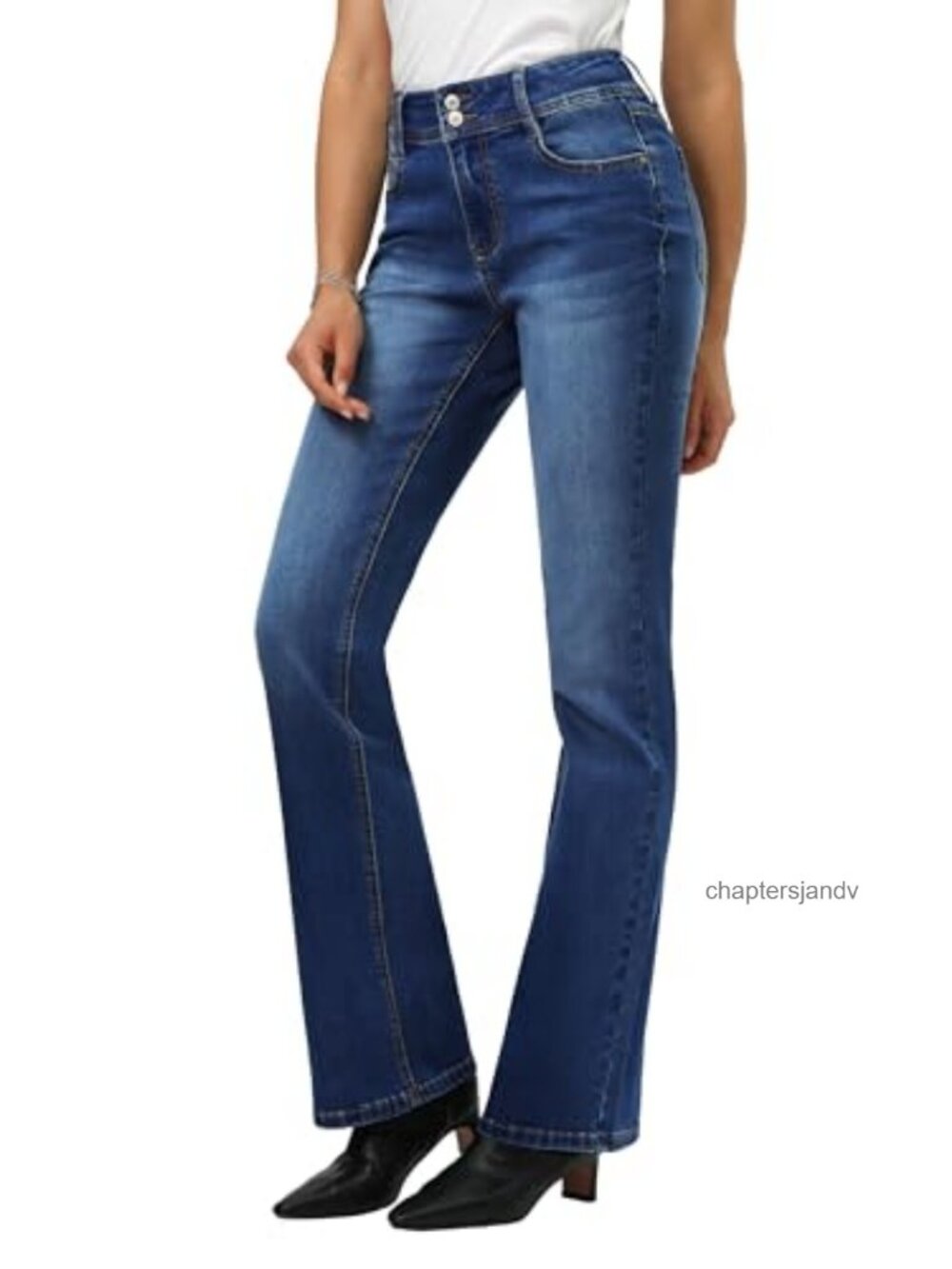 Tall Women's Bootcut Jeans Mid-Rise Stretchy Denim 34" 36" 38" Inseam Curvy
